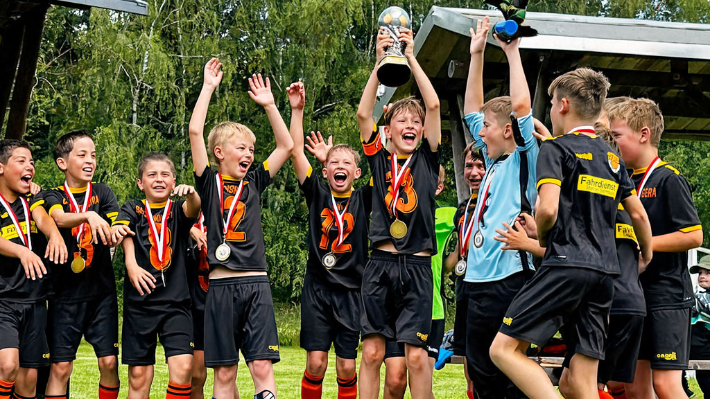 E1-Junioren der BSG Wismut Gera - Kreisoberligameister 2025/26