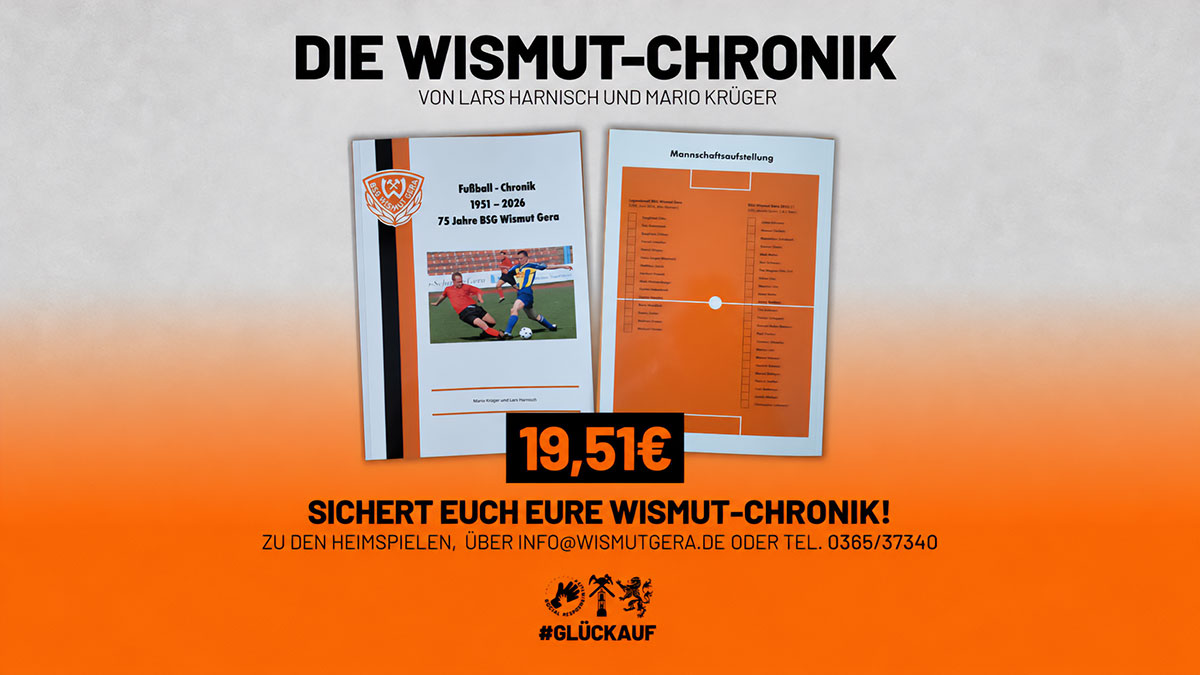 Vereinschronik der BSG Wismut Gera